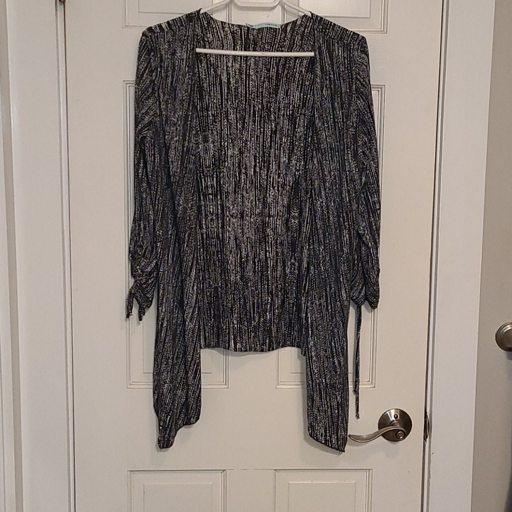 Black and white cardigan